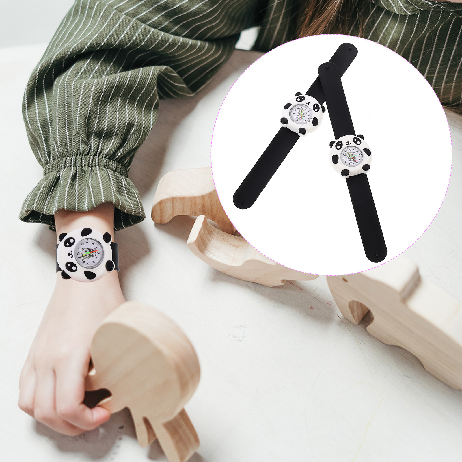 Luxury Watch Kids - 2 Adet Çocuk Kol Saati, Silikon