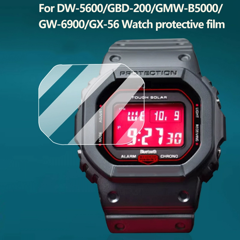 Luxury Watch Casio - Casio DW-5600/GBD-200/GMW-B5000/GW-6900/GX-56 saat camı temperli film