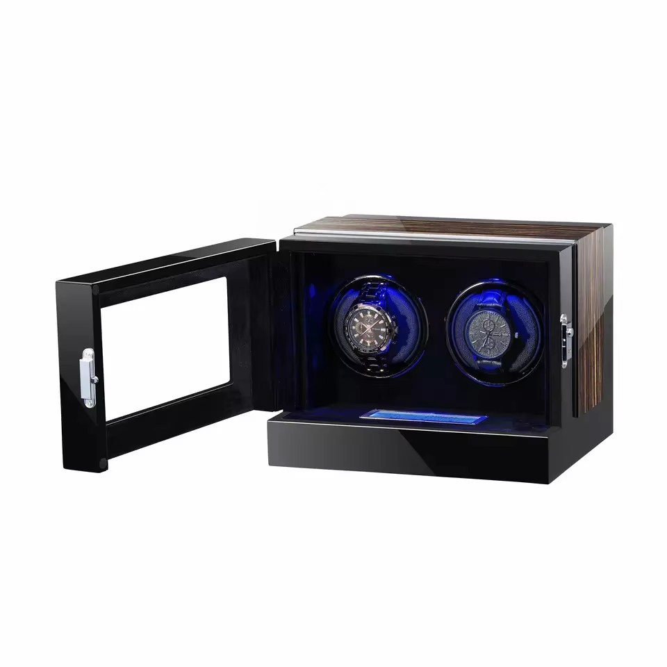 Luxury Watch Winder - 2 Bölmeli Koruyucu Lüks Saat Sarıcı