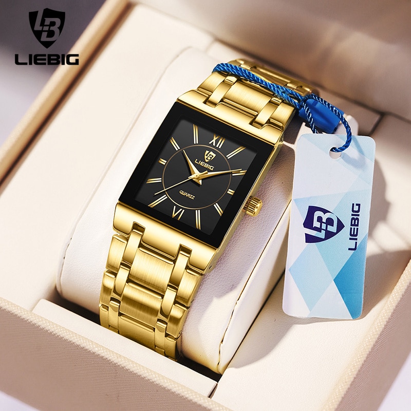 Luxury Watch Kids - LiEBIG Lüks Altın Kuvars Kol Saatleri