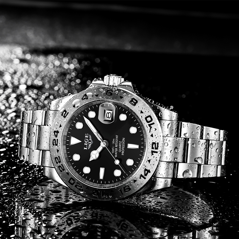 LIGE Orijinal Lüks Erkek Izle  - Luxury Watch White incelemesi ve fiyatı