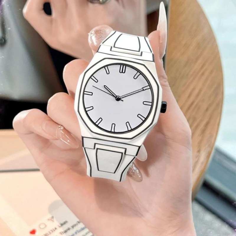 Yeni Moda Kuvars Saatler Erkek - Luxury Watch White incelemesi ve fiyatı