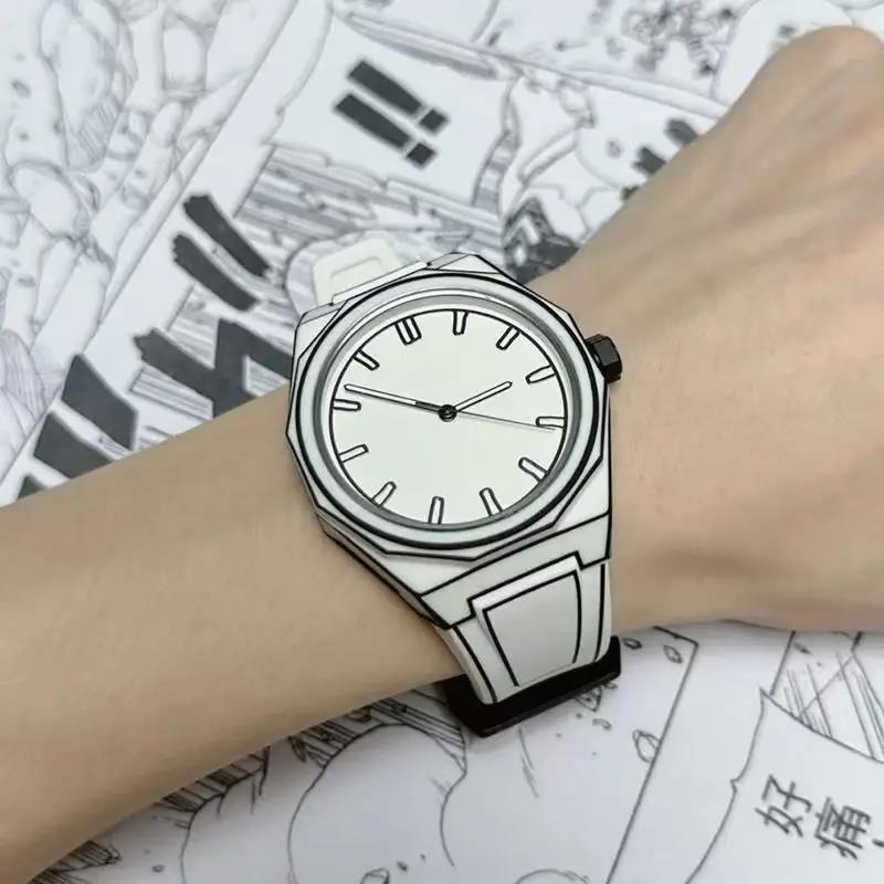 Yeni Moda Kuvars Saatler Erkek - Luxury Watch White incelemesi ve fiyatı