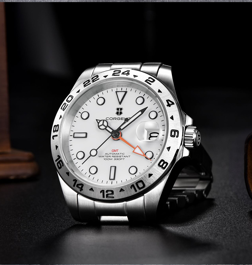 39mm NH34 Hareketi Corgeut Oto - Luxury Watch White incelemesi ve fiyatı