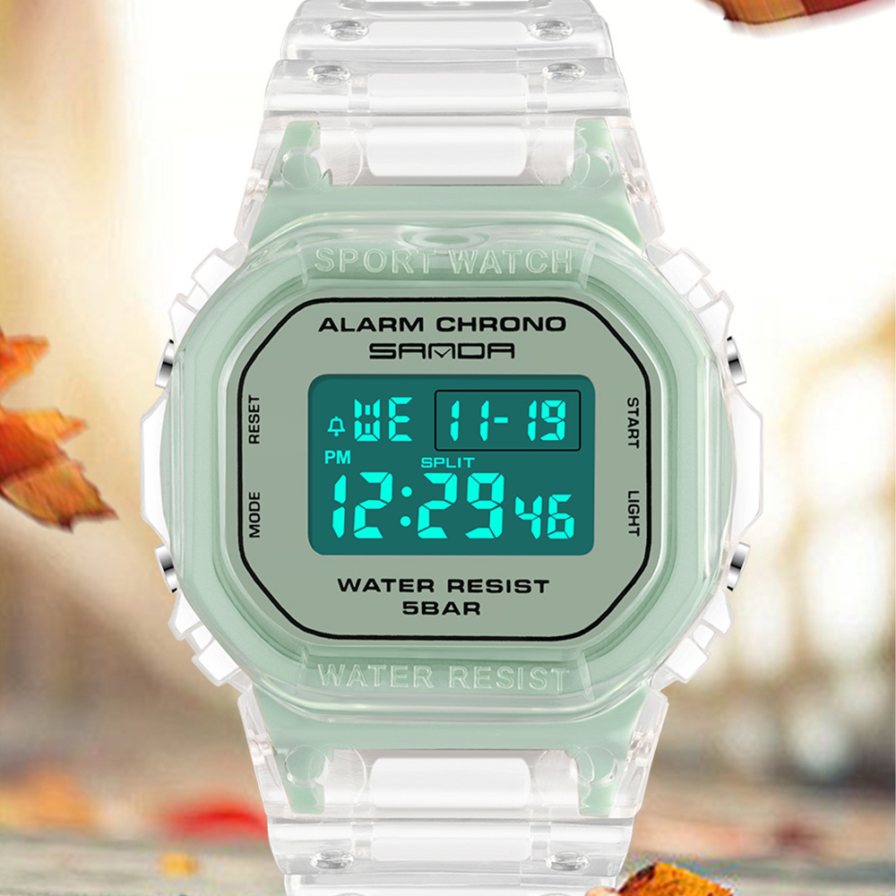 SANDA beyaz moda spor izle sev - Luxury Watch White incelemesi ve fiyatı