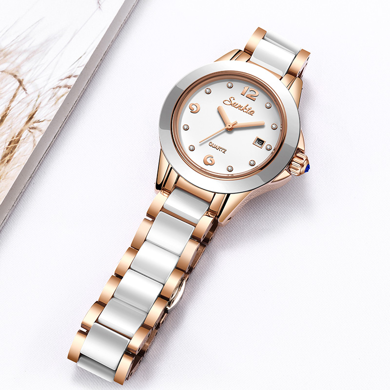 Sunkta Moda Rahat Kuvars Kadın - Luxury Watch Diamond incelemesi ve fiyatı