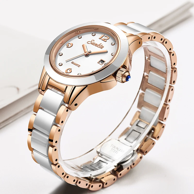 Sunkta Moda Rahat Kuvars Kadın - Luxury Watch Diamond incelemesi ve fiyatı