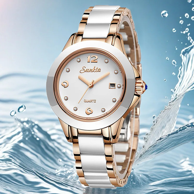 Sunkta Moda Rahat Kuvars Kadın - Luxury Watch Diamond incelemesi ve fiyatı