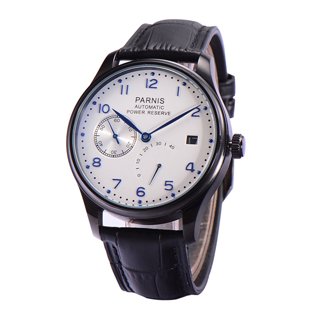Yeni moda Parnis 43mm beyaz ka - Luxury Watch White incelemesi ve fiyatı