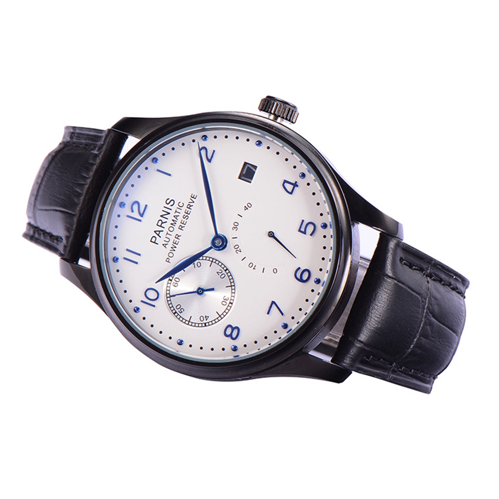 Yeni moda Parnis 43mm beyaz ka - Luxury Watch White incelemesi ve fiyatı