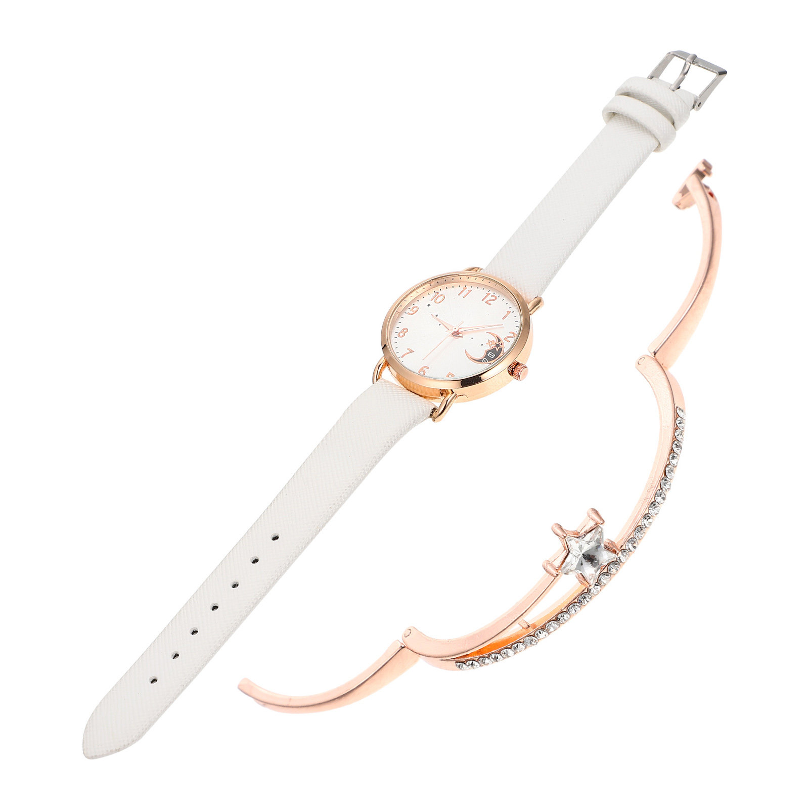1 Takım Kadın Saat ve Bileklik - Luxury Watch White incelemesi ve fiyatı