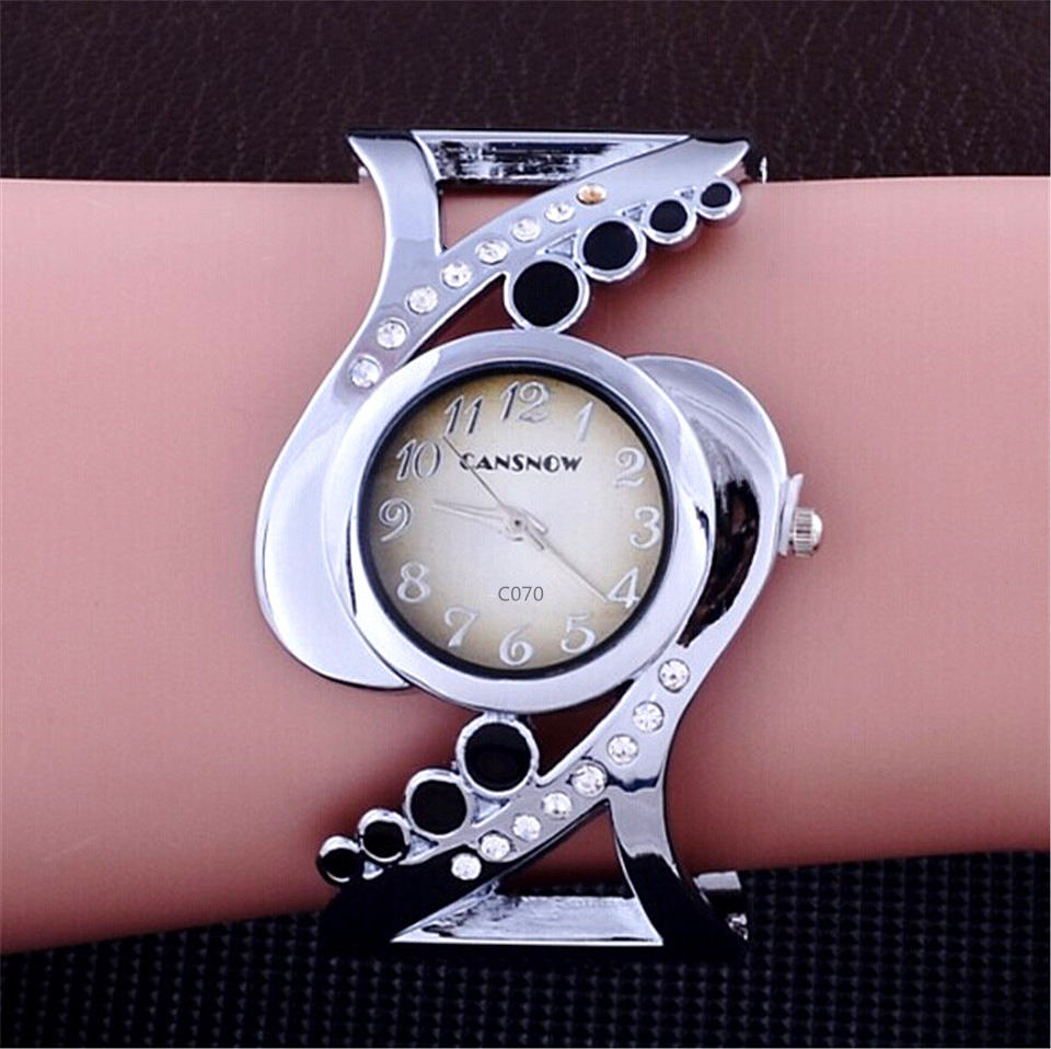 Kadınlar bilezik kol Saati kri - Luxury Watch Diamond incelemesi ve fiyatı